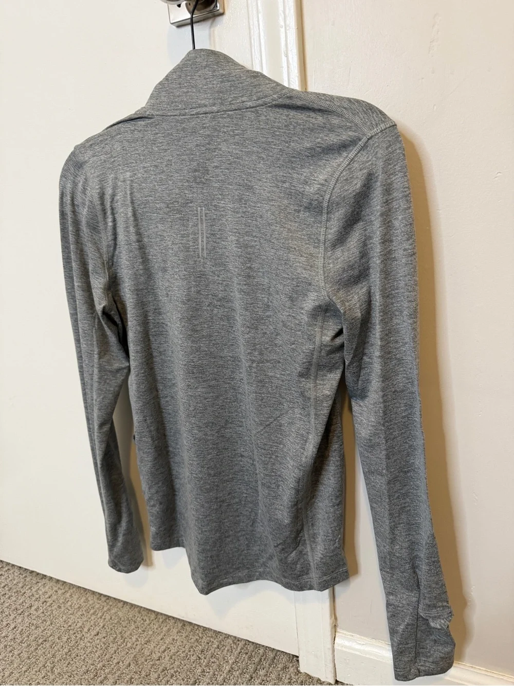 Nike Gray Women's Half-Zip Athletic Pullover